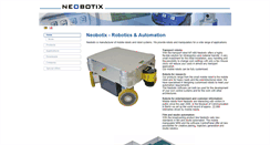 Desktop Screenshot of neobotix-robots.com