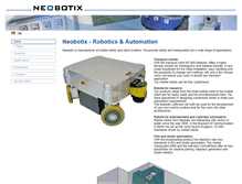 Tablet Screenshot of neobotix-robots.com